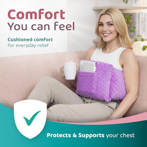 Zomaple Post Mastectomy Pillow Post Surgery – Post-Op Essentials, Breast Augmentation/Reduction & Mastectomy Recovery Supplies – Washable Cover for Comfort & Support by Zomaple - Image 3