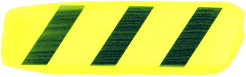 GOLDEN Fluid Acrylics, Fluorescent Yellow, 4 fl. oz. Bottle, Professional Acrylic Paint, Transparent