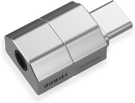DD TC35M2 Digital-Analog Converters Adapter Full-Featured USB-C to 3.5mm 2nd Gen with Stand-Alone Chips for Decoding and Amplifier