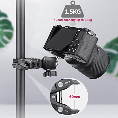 Jusmo Ulanzi R099 Super Clamp Camera Mount Clamp With 360° Ballhead thumb #1