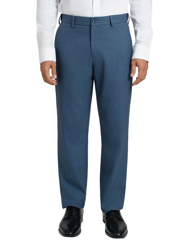 Image of The Pant Project Luxury PV Lycra Stretchable Formal Pants for Men | Stylish Relaxed Fit Men's Wear Trousers for Office or Party | Mens Fashion Dress Trouser Pant