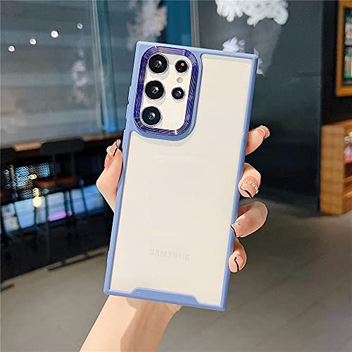 Étui de protection Samsung S21 FE anti rayure avec anneau de caméra