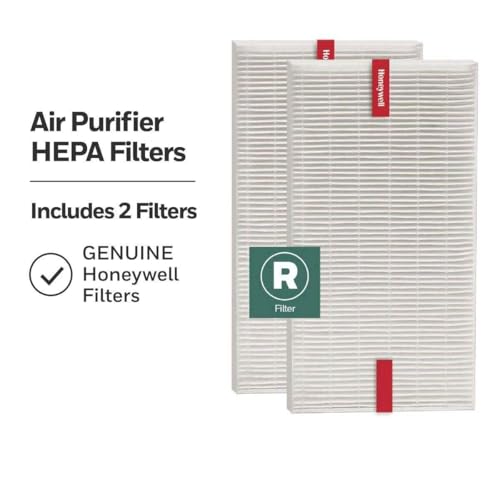 Image of Honeywell HEPA Air Purifier Filter R, 6-Pack for HPA 100 /200 /300 and 5000 Series - Airborne Allergen Air Filter Targets Wildfire /Smoke, Pollen, Pet Dander, and Dust