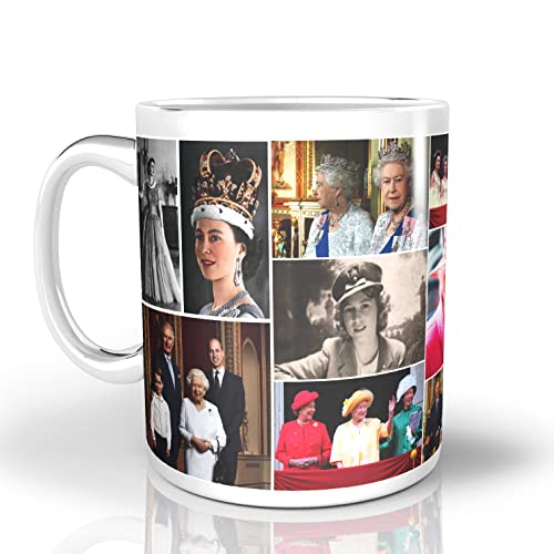Tasse à café de 325 ml de la Reine Elizabeth II - Cadeau du Souvenir royal - In Good Loving Memory of H.R.H Queen Elizabeth II 1926-2022 Cover