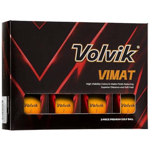 Volvik Vimat Golf Balls (Orange)