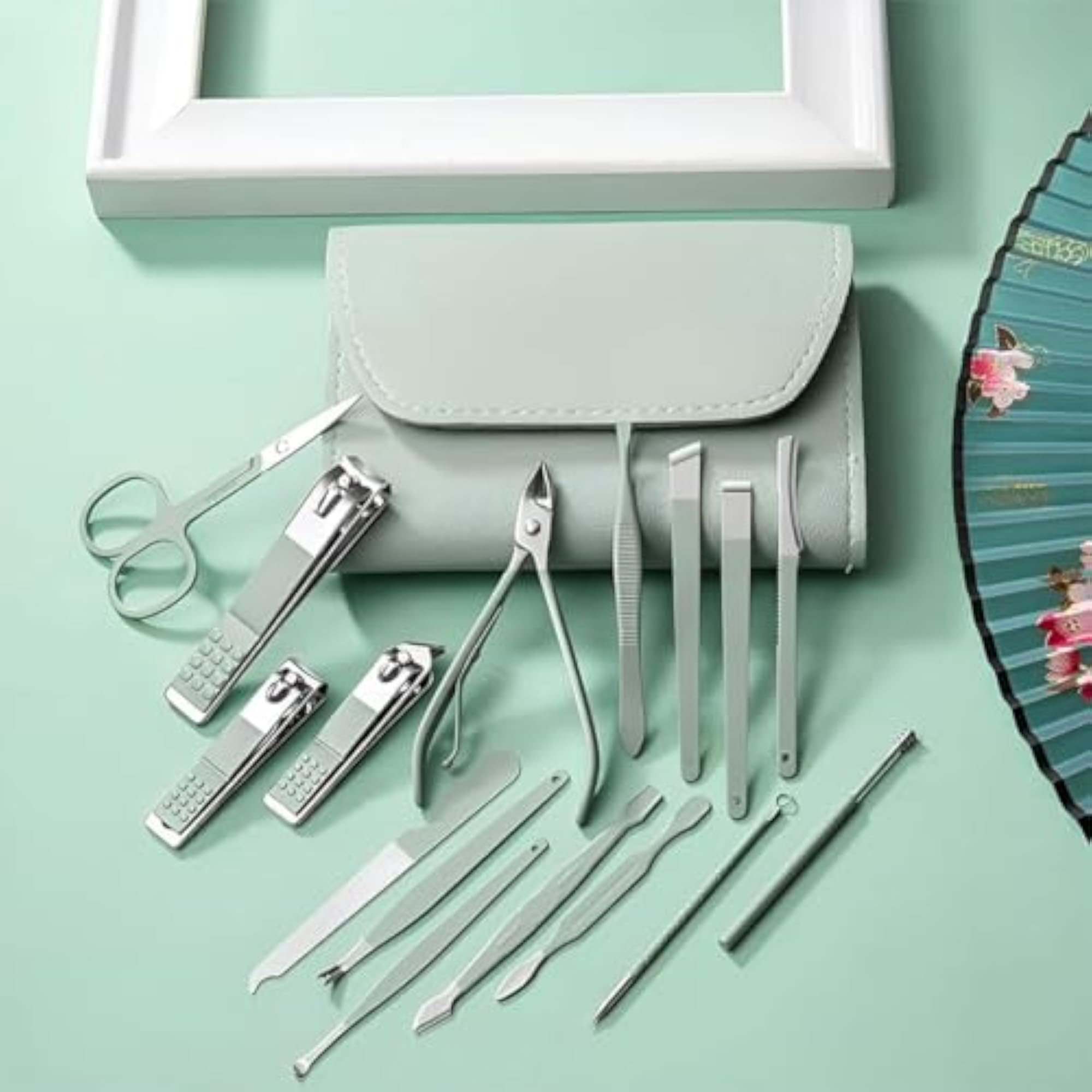 16-in-1 Manicure Pedicure Kit, Professional Nail Care Set