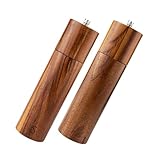 Mikinona 1 Satz Pfeffermühle Schleifer Manueller Pfeffer Einstellbar Grat Handbuch Gewürzschleiker Pfeffer Salzmühle Schaltpfefferschleife Mühle Pfeffer Pfefferstreuer Mühle Holz