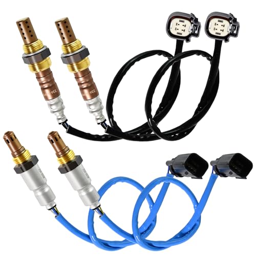 STZJAYE 4Pcs Oxygen O2 Sensor 234-5038 234-4490, Automotive Replacement 02 Sensors Compatible with Ford/Explorer F150/Mustang/Edge/Escape/Flex/Fusion/Taurus MKZ MKX MKT MKS/Tribute 2010-2016