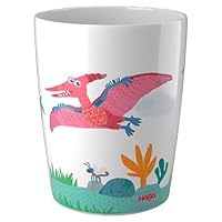 HABA Kinderbecher Dinosaurier – Stabiler Melamin-Becher – Spülmaschinengeeignet – Kindgerechte Größe – Für Dino-Fans ab 12 Monaten – 2012443005