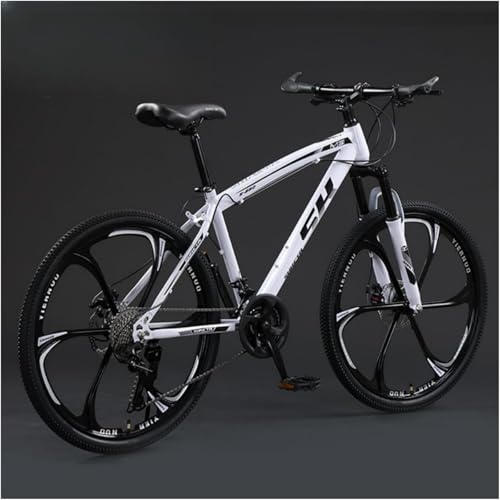 Deerou マウンテンバイク クロスバイク 自転車24インチ24段変速マウンテンバイク可変速ディスクブレーキ衝撃吸収ロード成人男性と女性レーシング十代の学生作業オフロード自転車 誕生日アルミ合金フレーム 油圧式ディスクブレーキ 適合女の子 男の子 (24