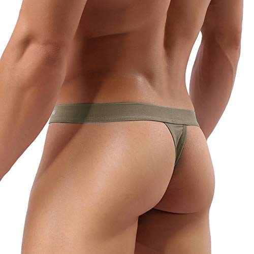 Summer Code Mens Micro Mesh Stretch Thong T-Back Sexy Underwear #TOP4