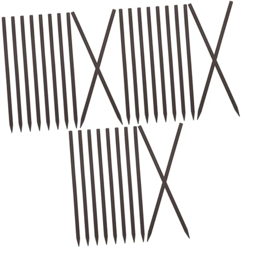 Bâtonnets cheveux bois vintage légers et lisses pour accessoires chignon