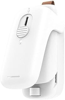 Mini Sellador de Bolsas, Portátil de Mano Sellador Térmico, Sellador y Cortador de Calor 2 en 1 Envasadoras al Vacío, Rese...