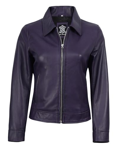 Image of Decrum Vintage Style Real Lambskin Casual Leather Jackets for Women