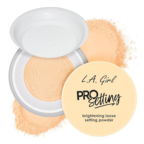 L.A. Girl Pro.Setting Brightening Loose Setting Powder, Translucent GLP735