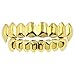 Diealles Shine Gold Grills Hip Hop Teeth Grills für den Mund