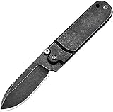 AUBEY Messer, Mini Taschenmesser Klappmesser EDC Messer Pocket Knife, Schwarz Einhandmesser Outdoor