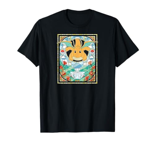 Pokmon Dragonite Stained Glass Dragon Type Generation 1 Graphic Tees and T Shirts for Men and Women