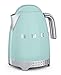 Smeg KLF02PGUS 50's Retro Style Variable Temperature Kettle, Pastel Green