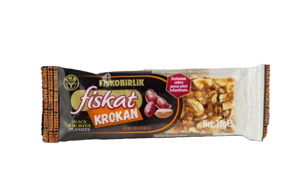 Fiskobirlik Fiskat Yer Fıstıklı Krokan 30 Gram