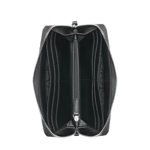 Image of Calvin Klein Women's Key Item Saffiano Continental Zip Around Wallet With Wristlet Strap