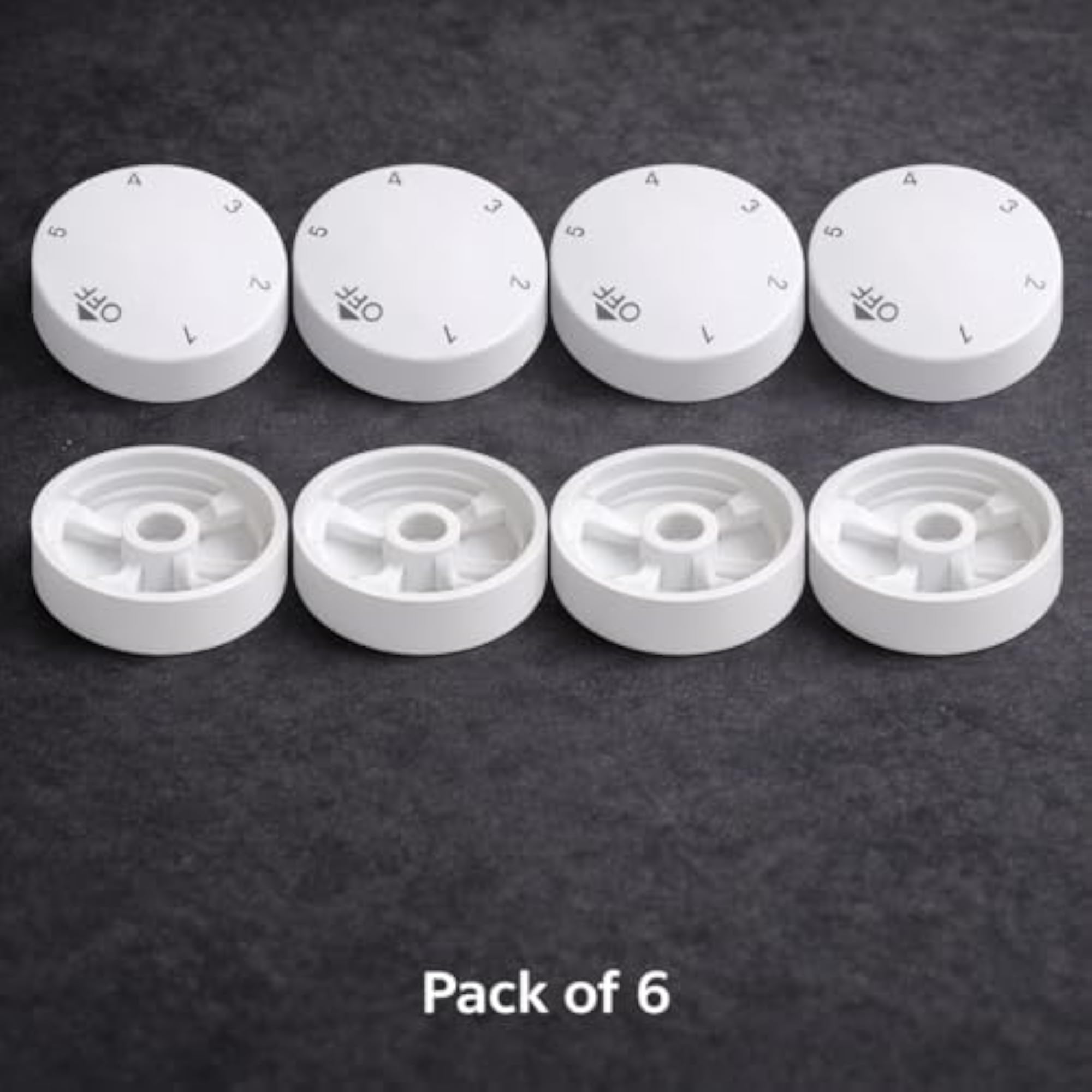 8 pc Fan Speed Controller Knobs, Large Size Regulator Knobs