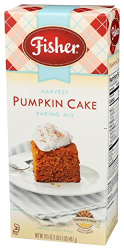 Fisher Harvest Pumpkin Cake Mix, 16.5 Oz (Pack Of 3) #TOP3