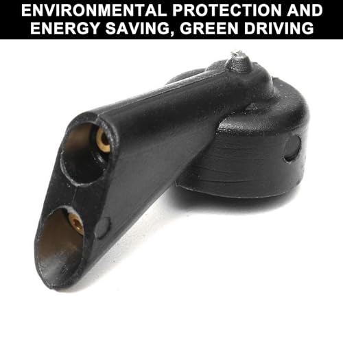 2-Pack Rear Windshield Wiper Washer Nozzles - Double Hole Spray Jet - Windscreen Washer Jets - Universal Fit for Audi A1 A3 A4 A6 Q3 Q7 8P 8E9955985 - Image 6