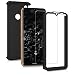Produktbild kwmobile Case kompatibel mit Huawei Y6 (2019) - Hülle komplette Abdeckung - mit Displayschutz Metallic Schwarz