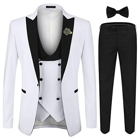 YOUTHUP Men's Slim Fit Wedding Tuxedo Cover