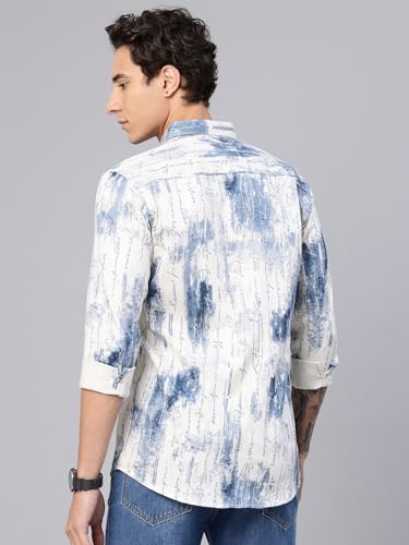 Image of Majestic Man Stylish Abstract Print Casual Shirt - Pure Cotton| Full Sleeve | Trendy & Comfortable