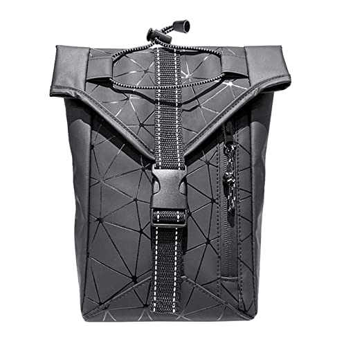 SaferCCTV Motorrad-Beintasche, wasserdichte Hüfttasche mit großem Fassungsvermögen, für Radfahren, Reisen, Wandern, Klettern, schwarz Cover