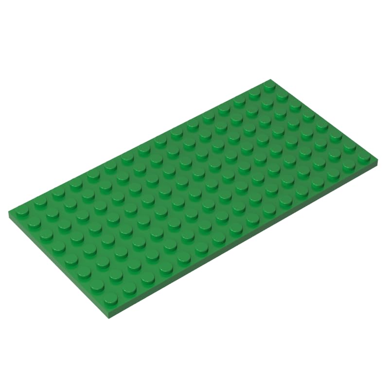 92438 Foundation Plate Plate 8x16 5Pieces GDS-529 Compatible with Lego Building Blocks Color:Green — image 1