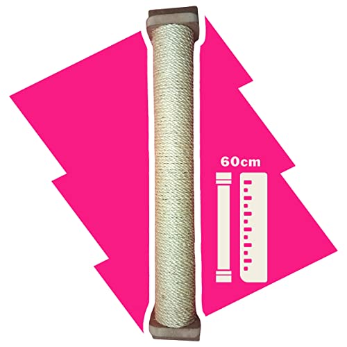 Arranhador para Gatos de Parede Gatto Karino - Kit 2un Sisal 70mm x 60cm
