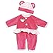 Adora Playtime Baby Outfit - Pink Monkey
