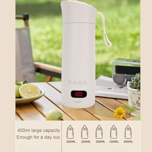 Tetera Eléctrica de Viaje Compacta Acero Inoxidable 400ml miniatura 5