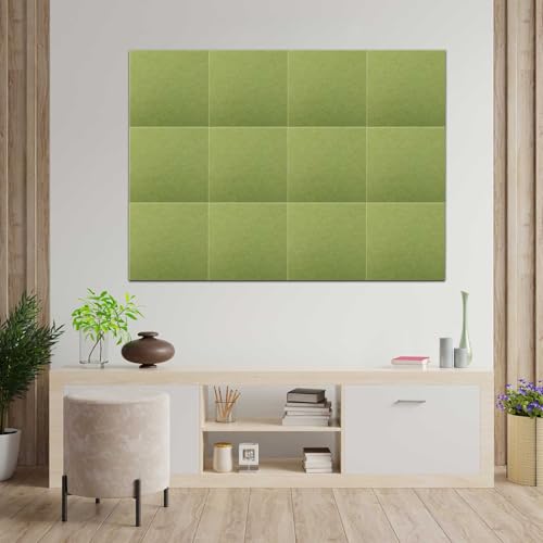 Tableau mural en liège lot de 12 plaques autocollantes insonorisantes