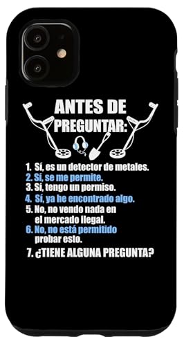 金属探知機 スペイン語金属探知機 スマホケース iPhone 11 用