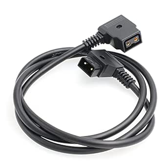 TwhqxjCN D Tap Male To 4 Female Power Cable For Cameras Battery Power Supply Distributor With 180 Rotatable Head - View #2