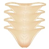 ONEFIT Underwear, ONEFIT Men Sexy G-strings Thongs Cotton Panties, Skin, Medium