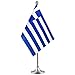 GentleGirl Greece Flag Greek Flag Table Flag,Desk Flag,Office Flag,International World Country Flags Banners,Festival Events Celebration,Office Decoration,Desk,Home Decoration
