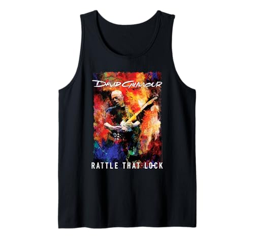 Image of Official David Gilmour Rattle that Lock Guitar Color Storm Tank Top