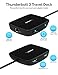 SABRENT Thunderbolt 3 Certified Travel Dock Dual Display Compact Docking Station | HDMI 2.0 4K | DisplayPort 1.4 8K | SD Card Reader | Ethernet Port | 1 USB 3.0 Type A Port | for Mac and PC (HB-THUC)