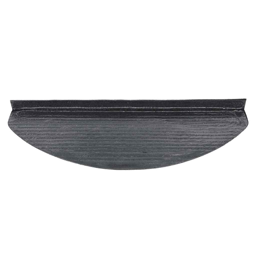 Alfombrillas autoadhesivas de fieltro punzonado, color negro, 15 unidades, 65 x 22,5 x 3,5 cm, antideslizantes, para peldaños de madera, amortiguan el sonido y protegen las escaleras, agarre