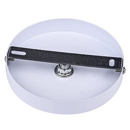 Arturesthome Ceiling Plate Light Kit Rewind Single Hole With Hardware, Ceiling Canopy For Pendant Lighting Or Chandelier, Easier To Install Than Standard Canopies - White 12Cm #TOP4