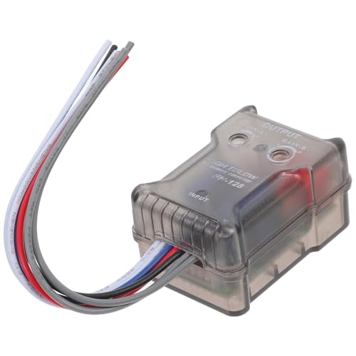 OHPHCALL Adaptador Convertidor de Radio Multifuncional para Estéreo de Coche Negro Instalación Sencilla, Cable Adaptador para Sistema de Audio en Vehículos