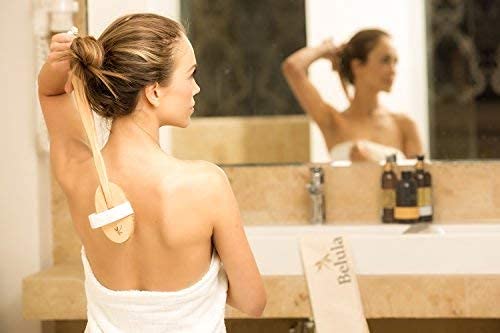 Miniatura 2 de Belula Cuidado orgánico de la piel y el cabello. Juego de cepillos corporales de cepillado en seco y juego de cepillos de pelo 100% con cerdas de