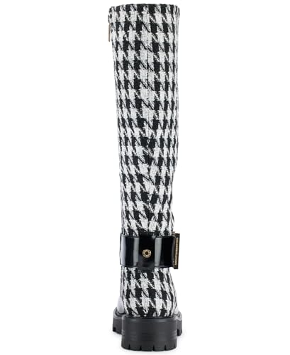 Karl Lagerfeld Paris Women's Meara Houndstooth Knee High Boot Ankle2