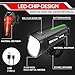 BOLEi LED Fahrradlicht Set 100 LUX,StVZO Zugelassen Fahrradlampe, Fahrradbeleuchtung USB Aufladbar, IPX5 Wasserdicht Fahrradlichter, Batterie Aufforderung schwach, Vorne Frontlicht Und Rücklicht Set