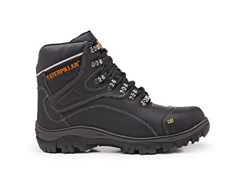 Bota Masculina Caterpillar Em Couro Lançamento Cor:Preto;Tamanho:40